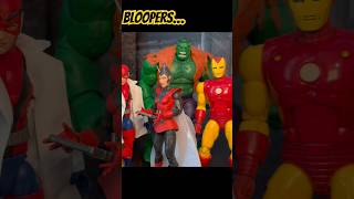 Wasp and Giant Man bloopers! Can you make them stand up? Marvel legends action figures #shorts