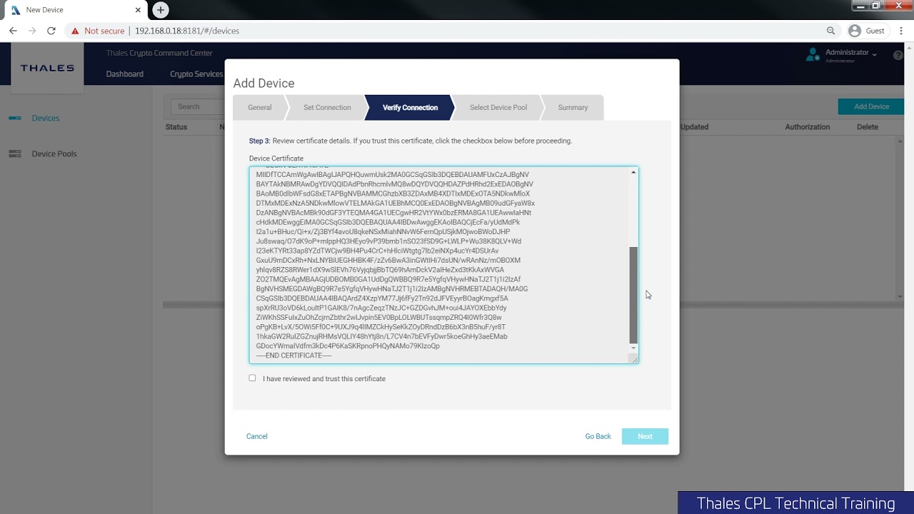 Learn HSM Device Setup with Crypto Command Video