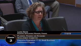July 15, 2019 - PHED Committee Worksession