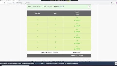 Genes Codechef Starter 20 | All Test Case Passed | #coding