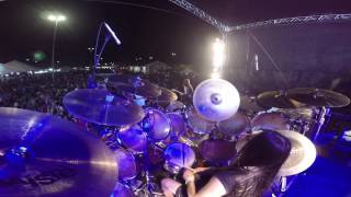 Wicker man -  Drumcam - Eric Claros - Iron Maiden