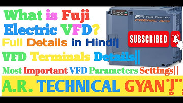Fuji Electric VFD Ki Programming Kaise Karte hai|| Full Details in Hindi|| 💡⚡🔌🔥
