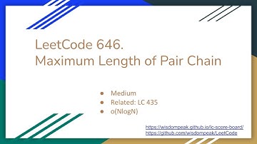 【每日一题】646. Maximum Length of Pair Chain, 1/7/2021