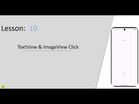 Interactive Buttons in Android: TextView & ImageView Click Effects