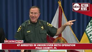47 suspects charged in undercover meth operation | presser