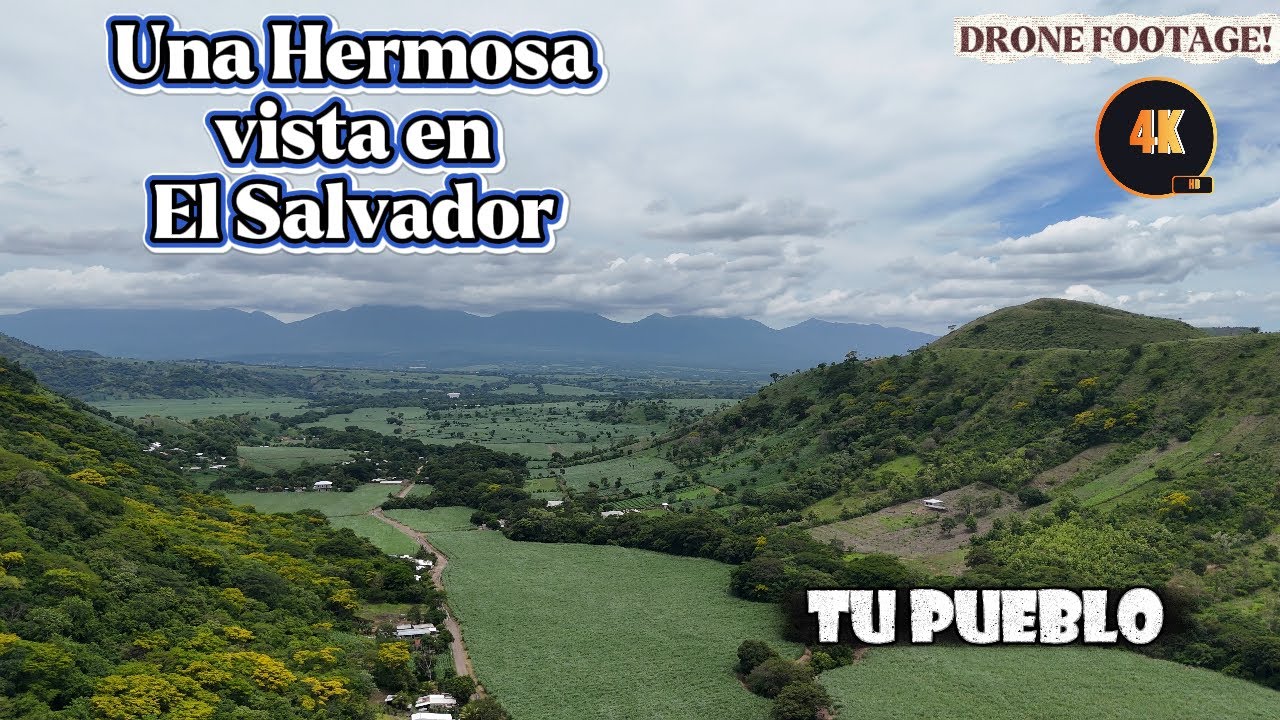 Caserio El Jute Chalchuapa El Salvador- 4K DRONE 