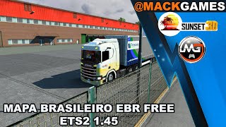 ATUALIZOU MAPA ESTRADAS DO BRASIL EBR( ETS2 V1.45)