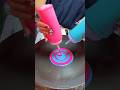 독특한 형광색 팬케익 / Unique Neon-Colored Pancake - Thailand street food