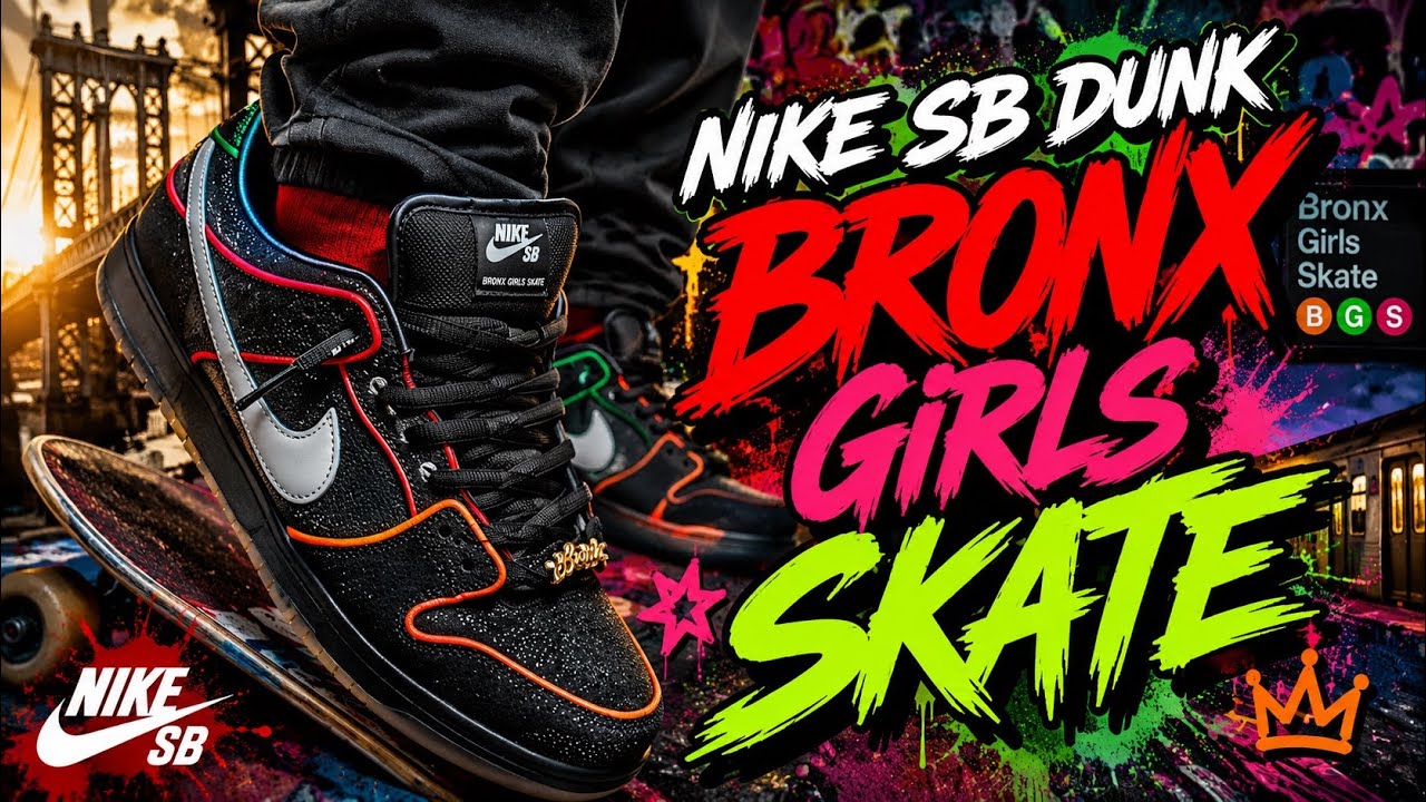 NIKE SB: “Bronx Girls Skate” Review & On Foot - YouTube