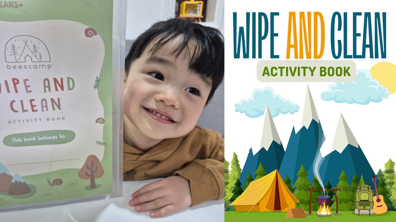 Buku Edukasi Anak WIPE AND CLEAN ACTIVITY BOOK. Kita dapat belajar