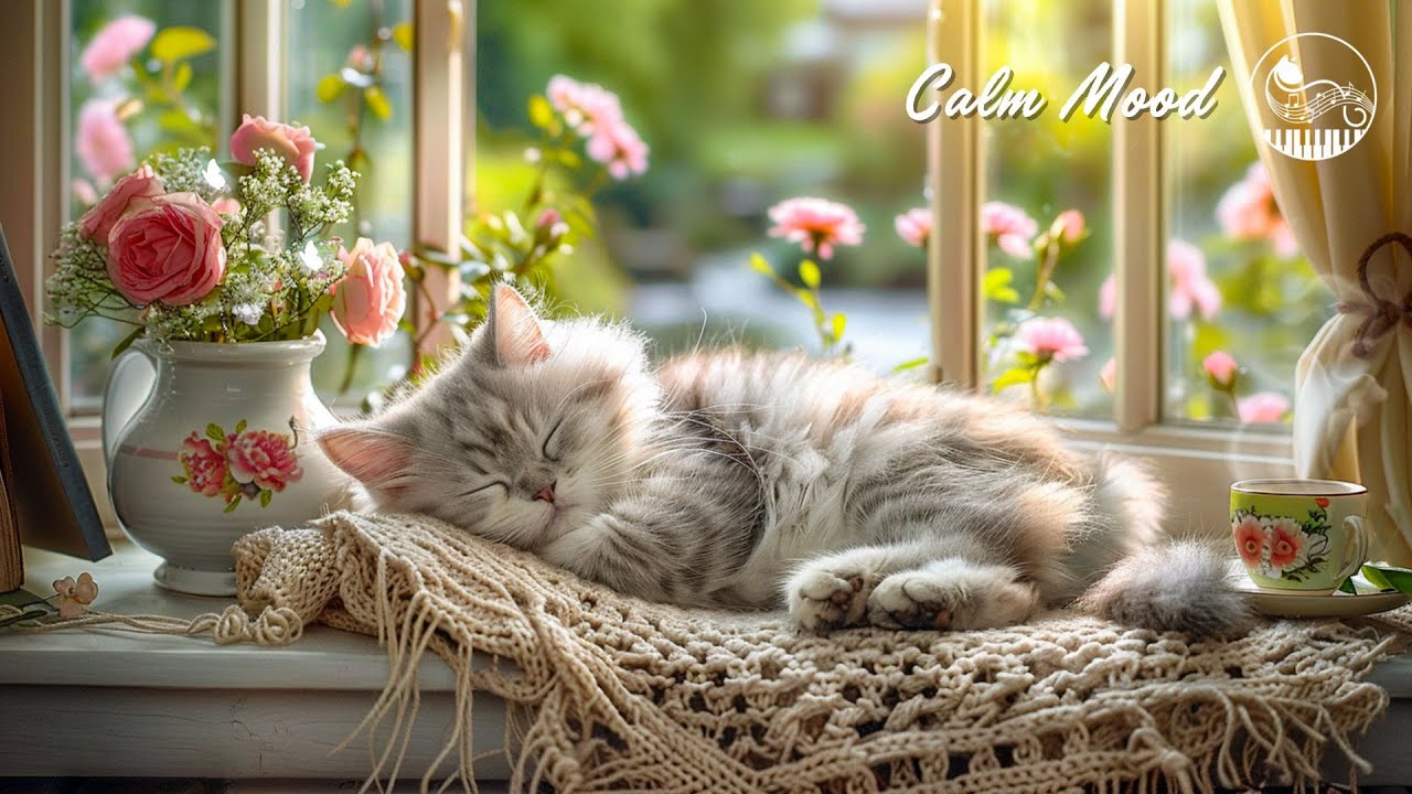 Relaxing Music for Anxious Cats 🐾 Gentle Feline Lullabies for Stress Relief, Calm Mood & Sleep