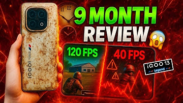 IQOO 13 BGMI REVIEW AFTER 9 MONTHS 🔥 | 120 FPS STILL WORTH IT? 😳📱