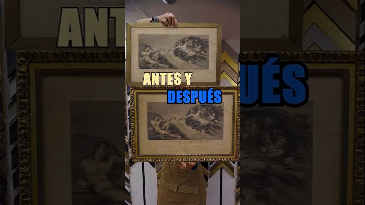 Entre el desorden, encontró un tesoro. 🖼️✨