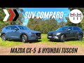 2021 Mazda CX-5 and 2021 Hyundai Tucson SUV comparison / Right Lane Reviews