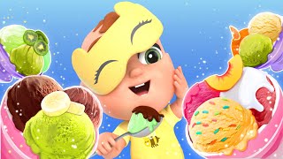 Ice Cream Game Song | Lalafun Nursery Rhymes & Learn Fruits for Kids