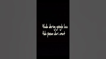 nada dering versi google lucu,ada pesan dari umat#nadaderinglucu