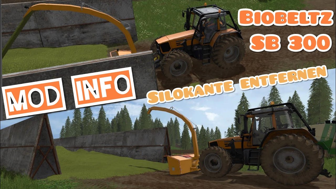 LS17 Mod Info # Silokante enfernen / Biobeltz SB 300