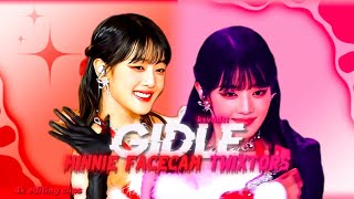 GIDLE MINNIE FACECAM Twixtors (4k editing clips)