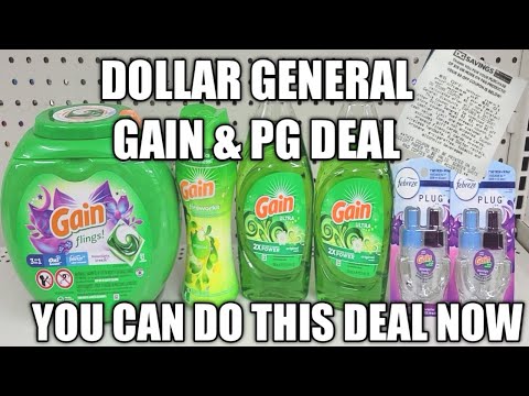 DOLLAR GENERAL GAIN & PG DEAL| YOU CAN DO THIS DEAL NOW