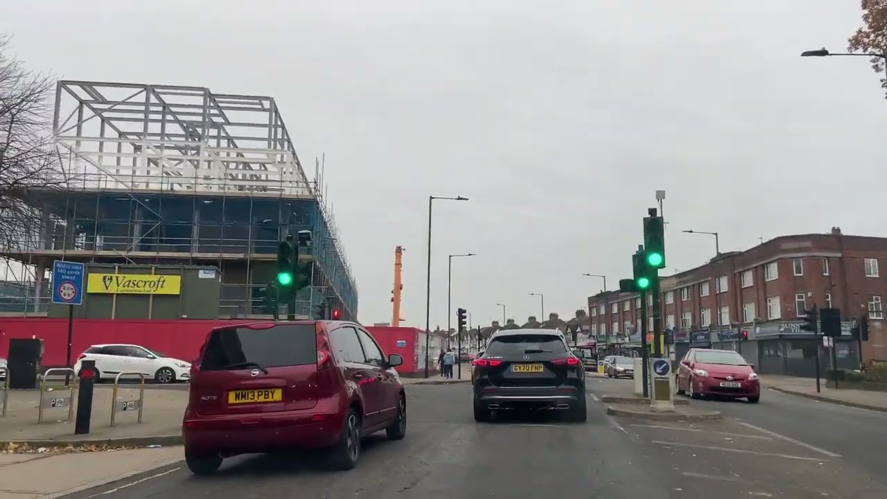Driving through North West London - Kenton Road (Harrow)