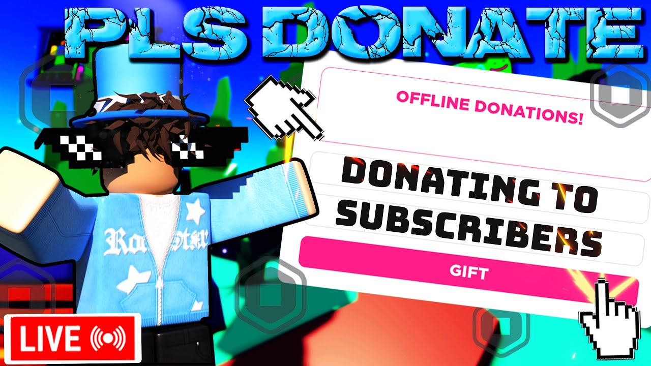 🔴ROBLOX PLS DONATE LIVE DONATING/GIFTING TO VIEWERS! 