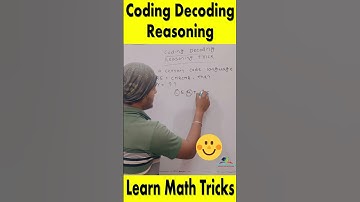 🔴 Reasoning Short Trick || Math Tricks || Coding Decoding || #shortsvideo #Shorts #maths #trending