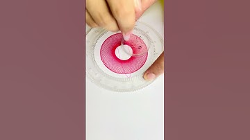 The Relaxing World of Spirograph: Create Beautiful Art Designs! #shorts #art #spirograph #trending
