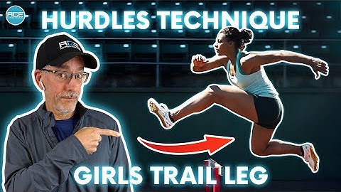 Perfect Hurdle Technique | Girls Trail Leg