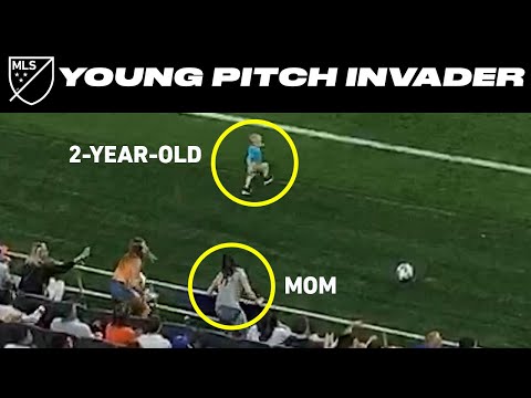 Mom TACKLES Two-Year-Old Son After He Ran Onto the Field!