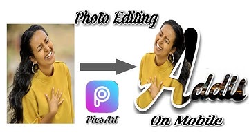 Photo Editing | Latest Letter Portrait Effect in PicsArt | Viral Name Text Photo