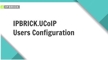 IPBRICK.UCoIP - Users configuration