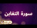 سورة التغابن مكررة القارئ علي جابر