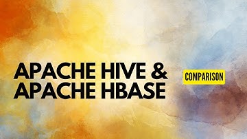 Comparison between Apache HBase and Apache Hive
