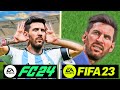 EA SPORTS FC 24 vs FIFA 23 - Gameplay &amp; Graphics Details Comparison | Fujimarupes
