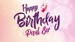 Tribute to the legend behind ESAF! [K. Paul Thomas celebrates his birthday]