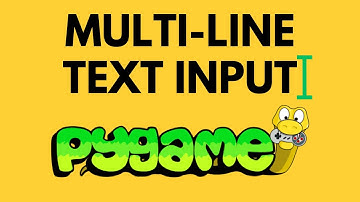 Getting Multi Line Text Input In Pygame