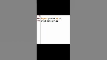 Class 12 IP Pandas Series | How to create series in Python Pandas ?