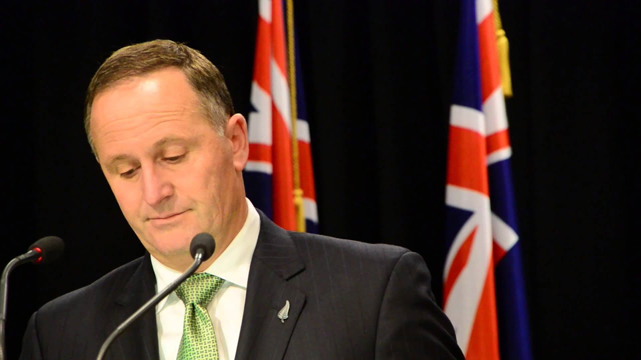 NZ PM John Key Walks Out While Facing Questions on GCSB Bill From