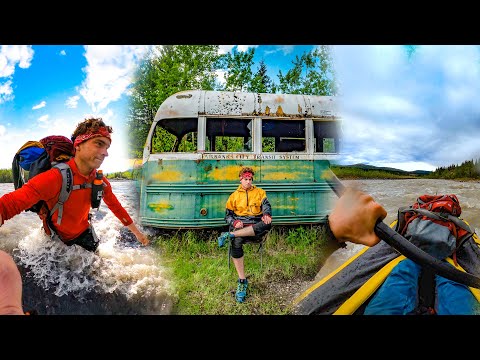 Video Into The Wild (Bus 142) // Stampede Trail Hike & Packraft! (Last Trip To Magic Bus)