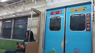 【走行音】東京メトロ千代田線6000系6027F(6327)日立AVFチョッパ. Depok Baru-Universitas Indonesia Station.