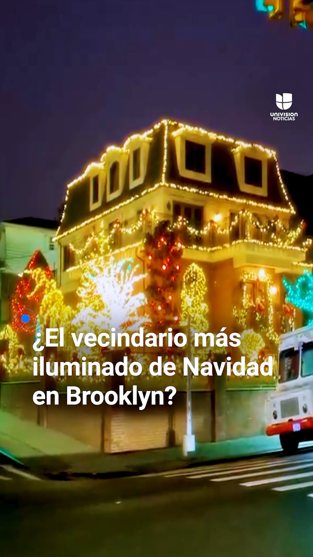 El vecindario de Brooklyn que se ha vuelto popular por sus luces de Navidad