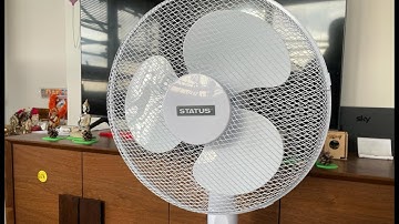 STATUS / CHALLENGE 16 Inch Oscillating Pedestal Stand Fan | How Assemble Status Instruction Manual