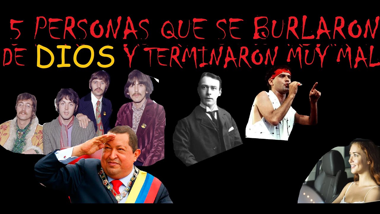 5 PERSONAS QUE SE BURLARON DE DIOS Y LES FUE MAL💀 YouTube 5 PERSONAS QUE SE BURLARON DE DIOS Y LES FUE MAL💀 YouTube
