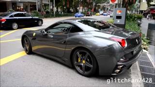 Maxson goh films a ferrari california accelerating out of hilton
hotel, singapore photos exotic cars at my facebook page. please like
for exotic...