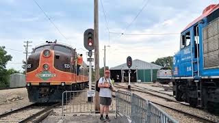 E9AM/E9B BN-3/#102 + F40C #614 at East Union 