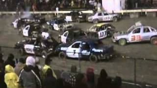 Norfolk County Fair Demolition Derby 2010 Pro - Heat 3 - Part 3/4 Williams Cup