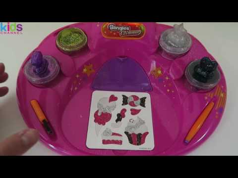 Blingles Glimmer Glam Styler Studio | Easy DIY Decorate Your Own Sparkly Glitter Stickers! -