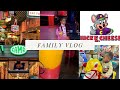 Family Vlog: First Time At Chuck E Cheese | Family Time At Cosmic Camp | Aubrey Goes To A Sleepover