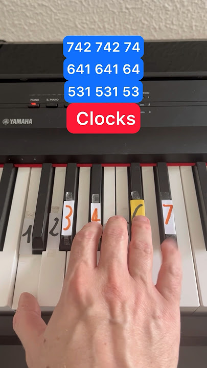 Coldplay - Clocks #piano #pianotutorial #pianolessons @ohmonpiano