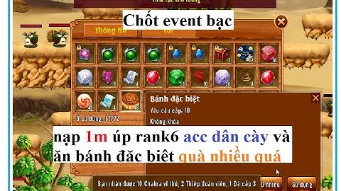 Chốt event bạc và Nạp Úp rank 6 ních dân cày và Bất ngờ khi ăn bánh đặc biệt quá đã | HTC game